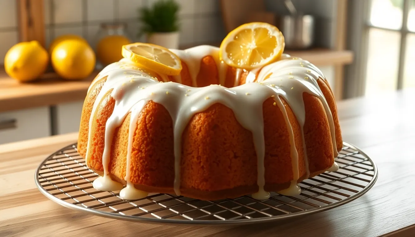 Bake the Perfect Moist Glazed Lemon Bundt Cake at Home
